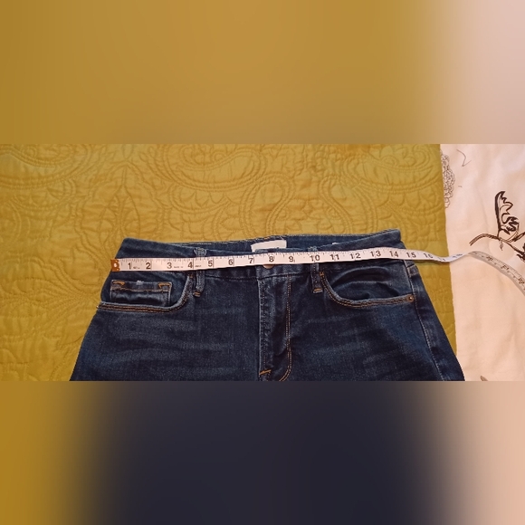 FRAME La Crop Mini Boot size 29 denim blue jeans - Picture 11 of 12